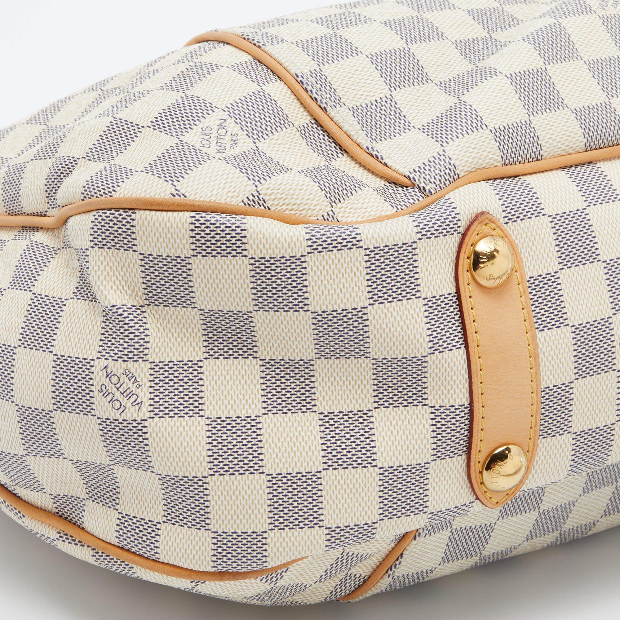 Louis Vuitton Damier Azur Canvas Galliera PM Bag 2