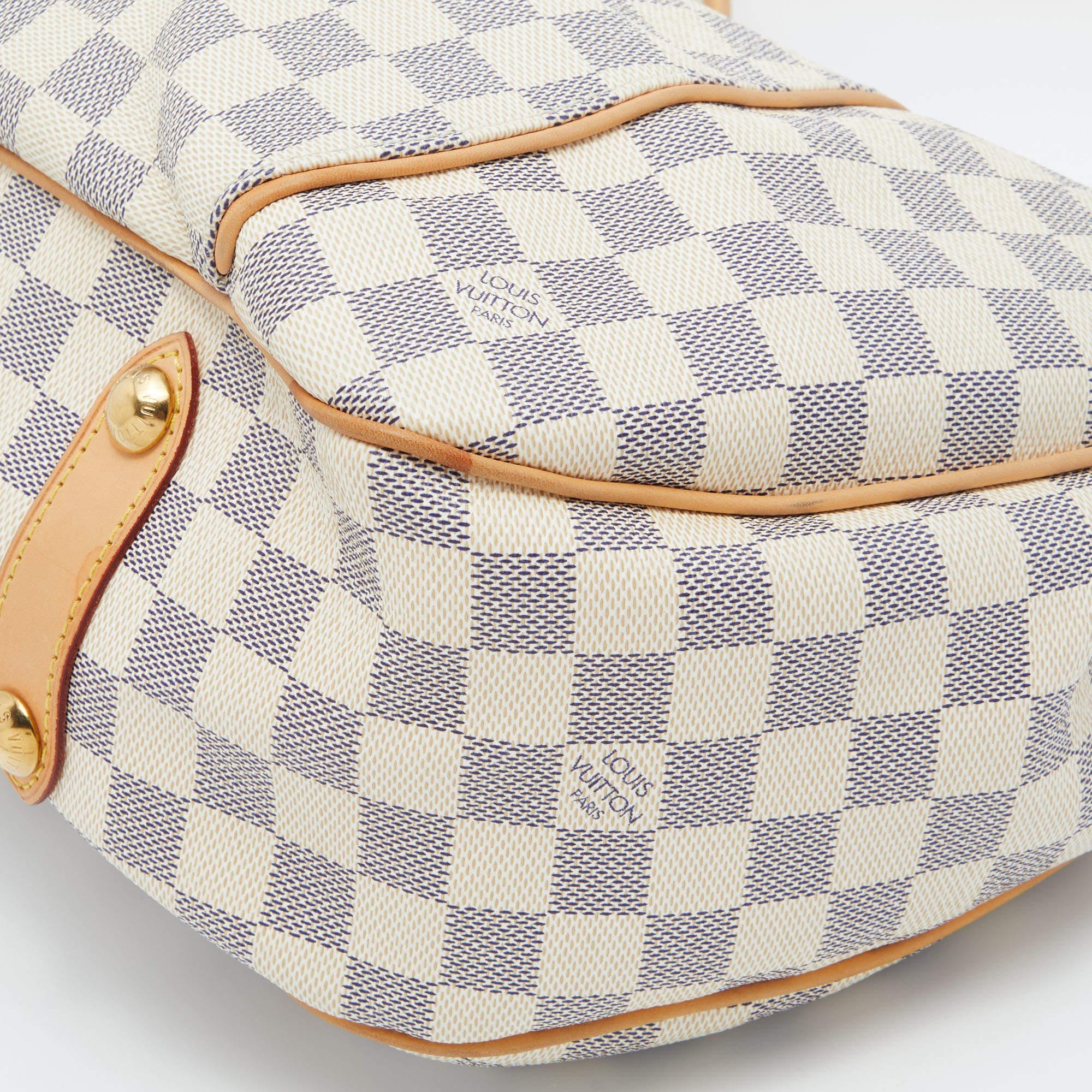 Louis Vuitton Damier Azur Canvas Galliera PM Bag 3