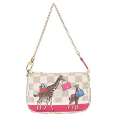 Louis Vuitton Damier Azur Canvas Giraffe Mini Pochette Accessories