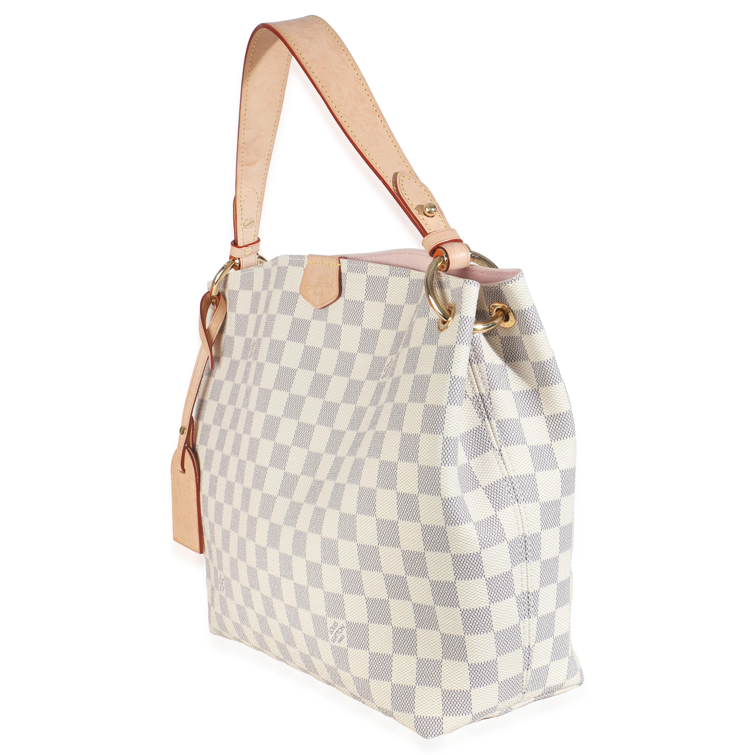 Louis Vuitton Damier Azur Lienzo Gracioso PM en Bueno estado para la venta en New York, NY