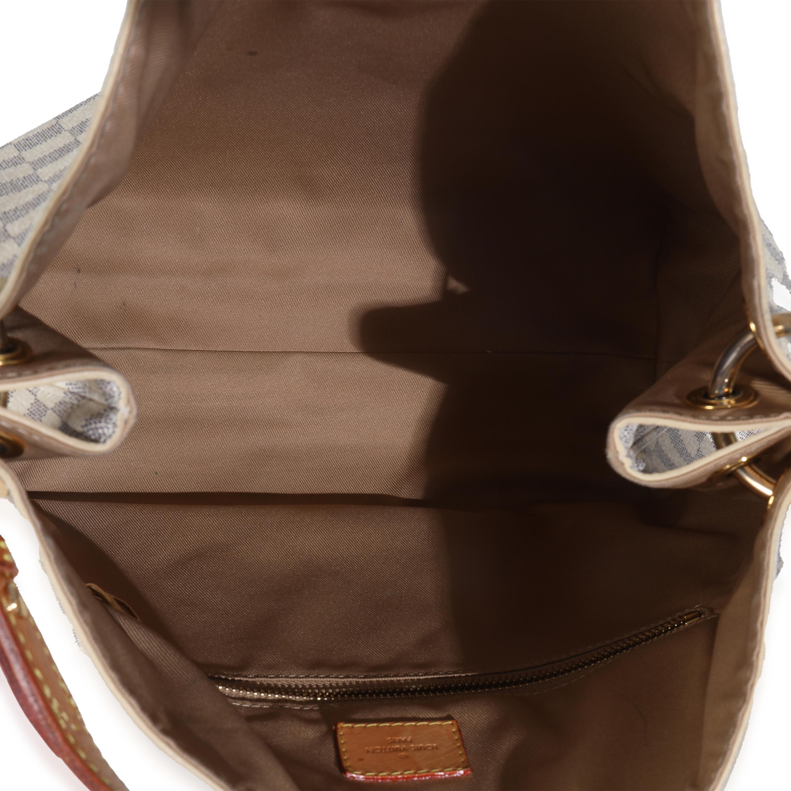 da uomo o donna Louis Vuitton Damier Azur Canvas Graceful PM in vendita