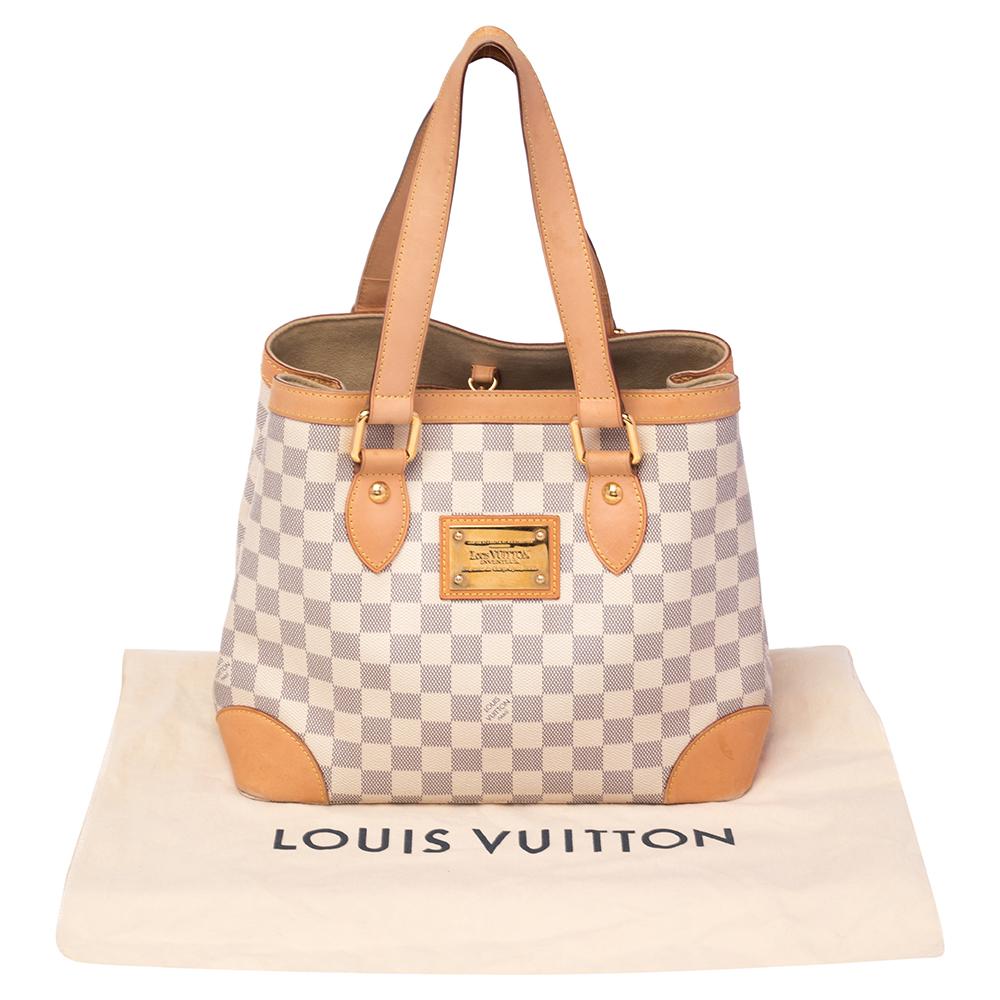 Louis Vuitton Damier Azur Canvas Hampstead PM Bag 7