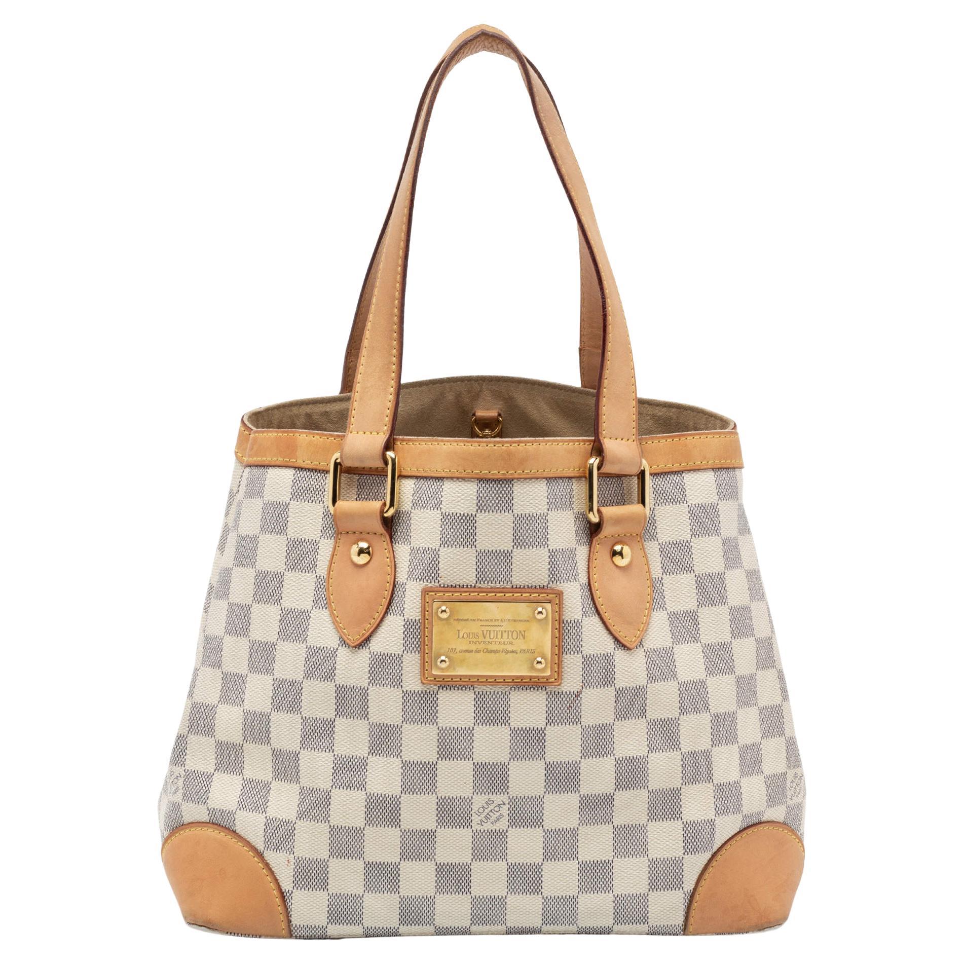 Louis Vuitton Damier Azur Canvas Hampstead PM Bag at 1stDibs louis