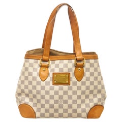 Louis Vuitton Damier Azur Canvas Leather Hampstead PM Bag