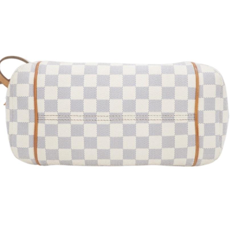 Louis Vuitton Damier Azur Canvas Leather Totally PM Tote Bag In Good Condition In Irvine, CA