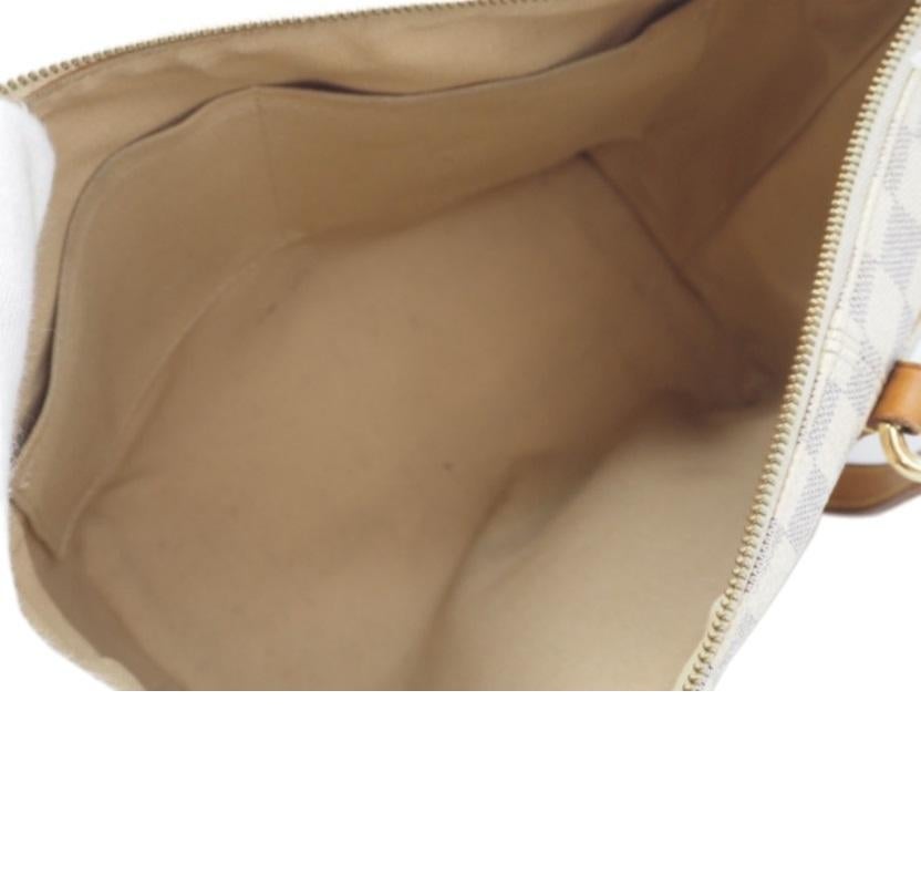 Louis Vuitton Damier Azur Canvas Leather Totally PM Tote Bag 1