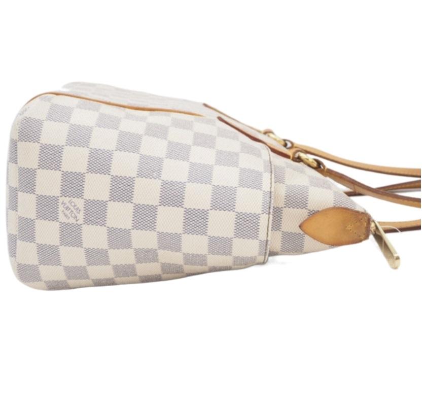 Louis Vuitton Damier Azur Canvas Leather Totally PM Tote Bag 2