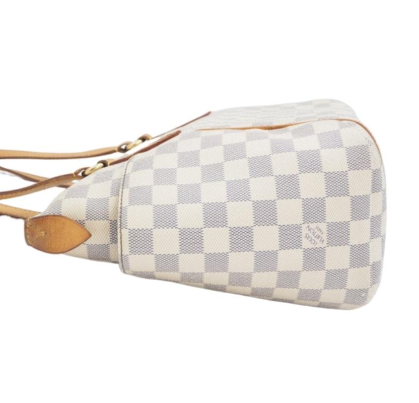 Louis Vuitton Damier Azur Canvas Leather Totally PM Tote Bag 3