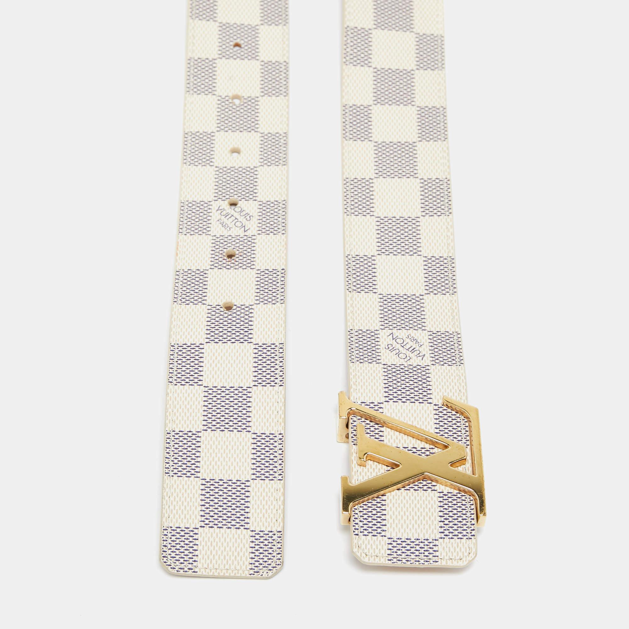 Louis Vuitton Damier Belt at 1stDibs  cream lv belt, louis vuitton cream  belt