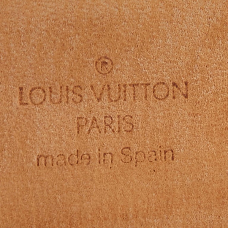 Louis Vuitton Damier Azur Canvas LV Initiales Belt 90 CM at 1stDibs