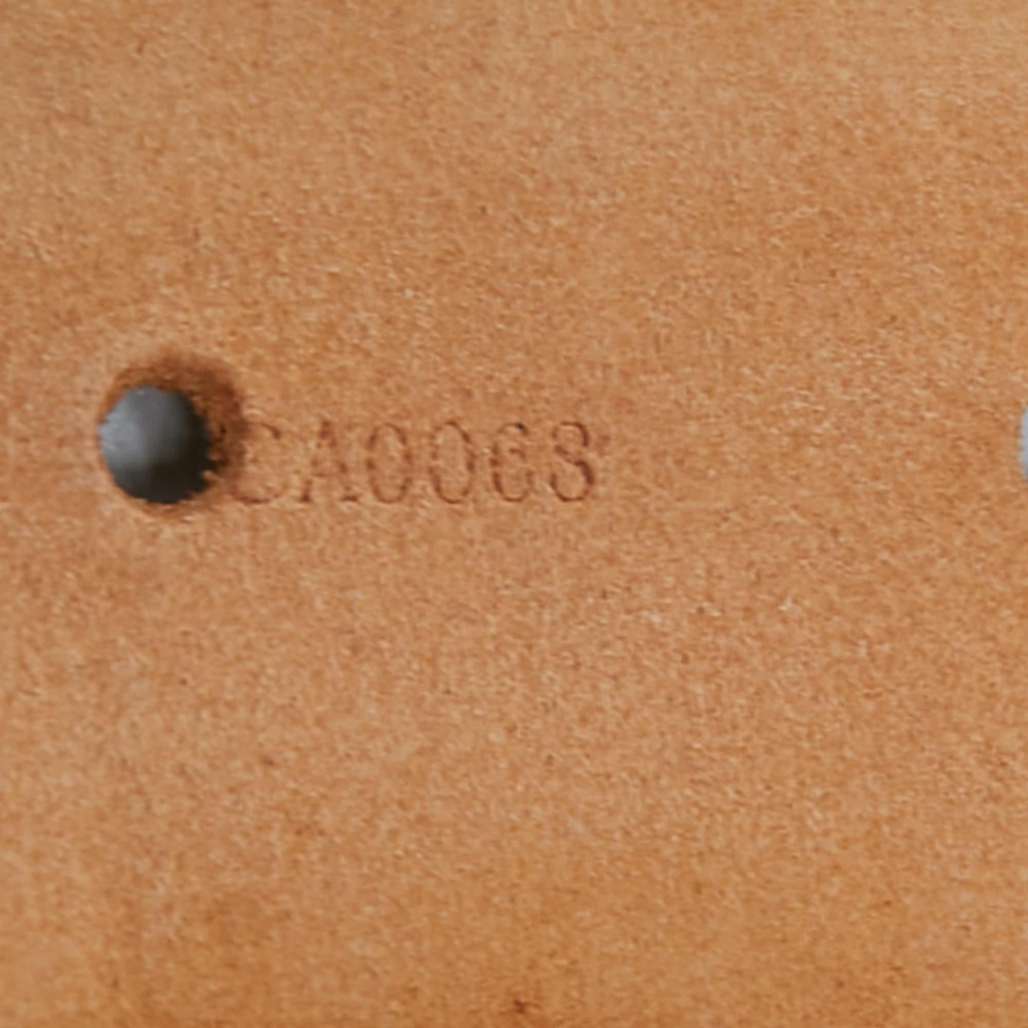 Louis Vuitton Damier Azur Canvas LV Initiales Belt 90 CM 1