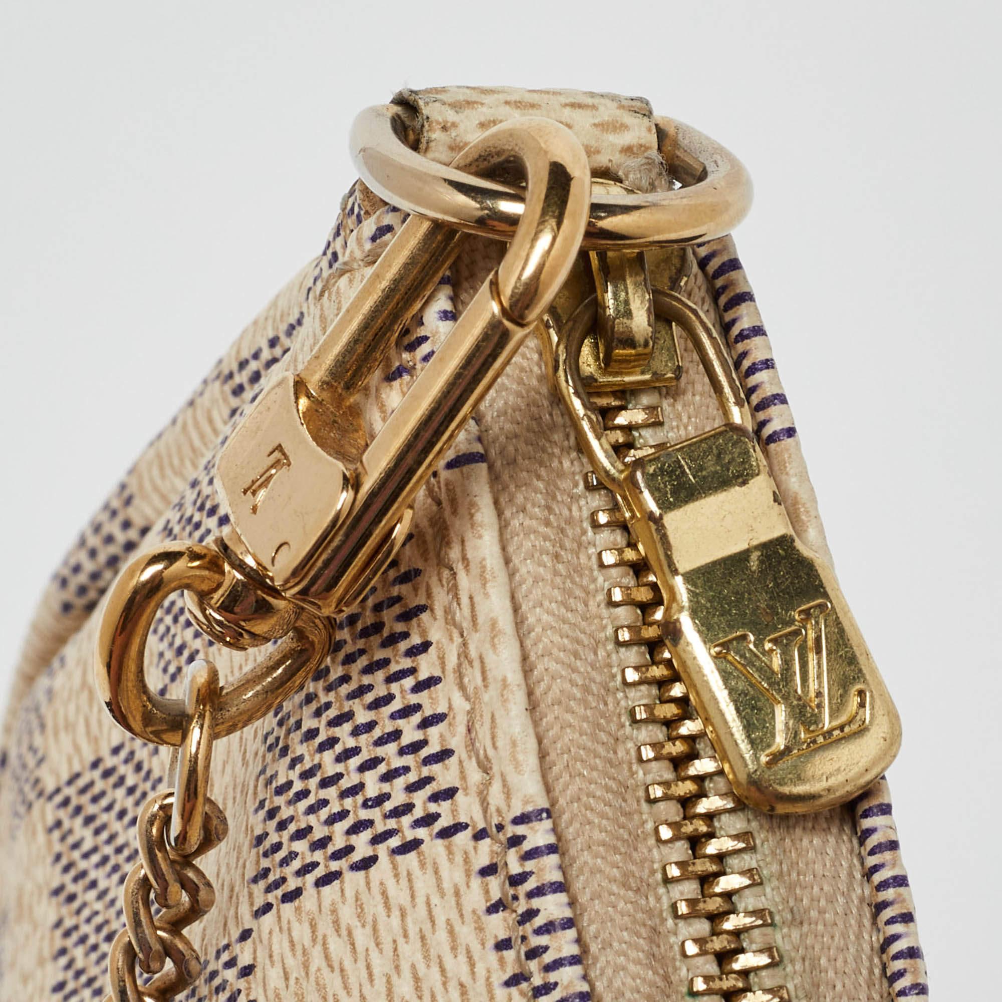 Louis Vuitton Damier Azur Canvas Mini Pochette Accessoires 1