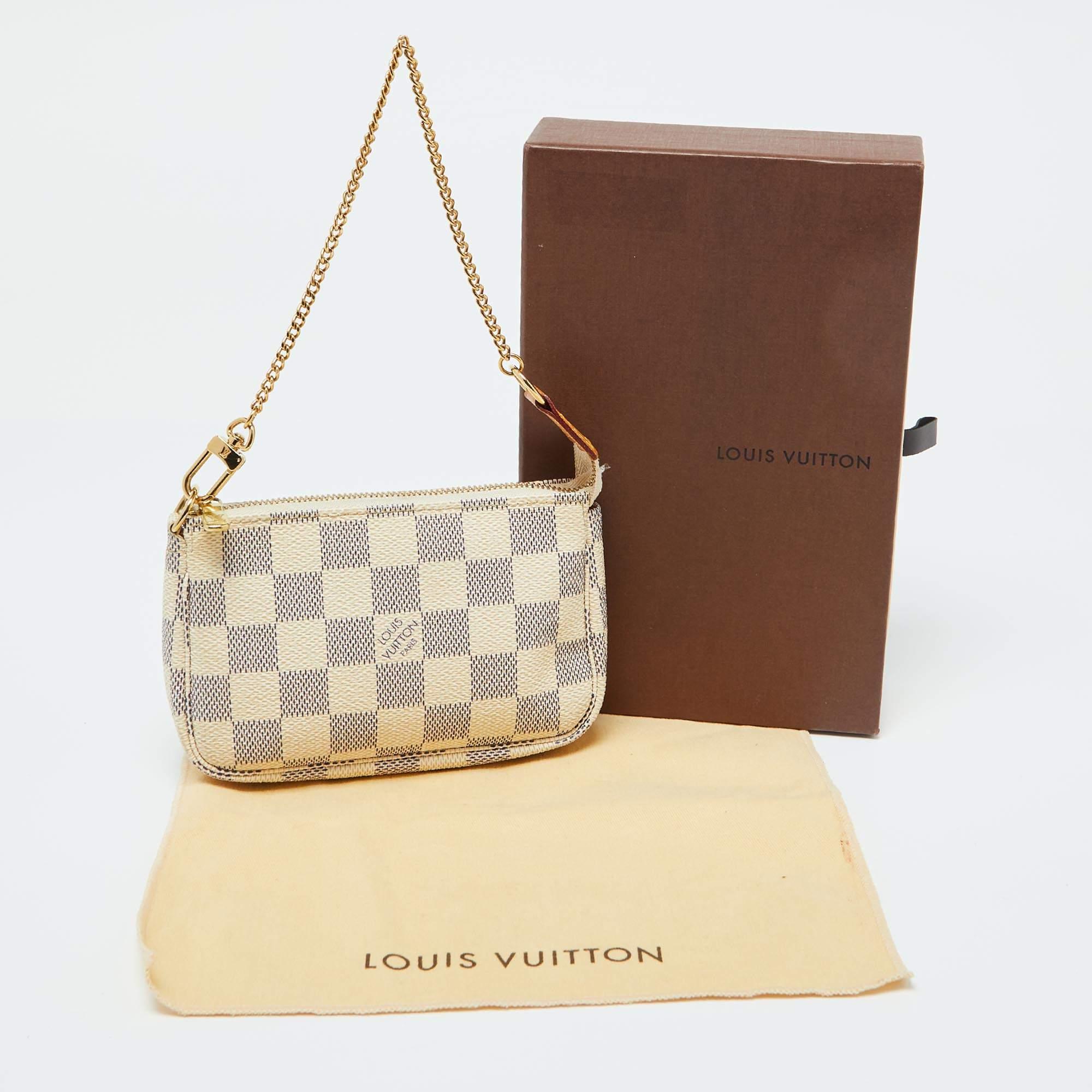 Louis Vuitton Damier Azur Canvas Mini Pochette Accessoires 2