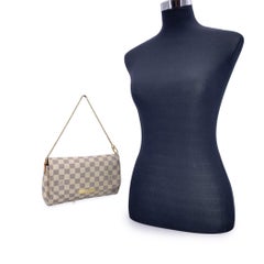 Louis Vuitton Damier Azur Canvas MM Favorite Shoulder Bag