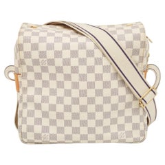 Used Louis Vuitton Damier Azur Canvas Naviglio Crossbody Bag