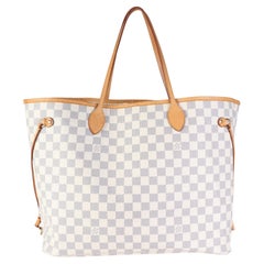 Borsa Louis Vuitton Neverfull GM in tela Damier Azur