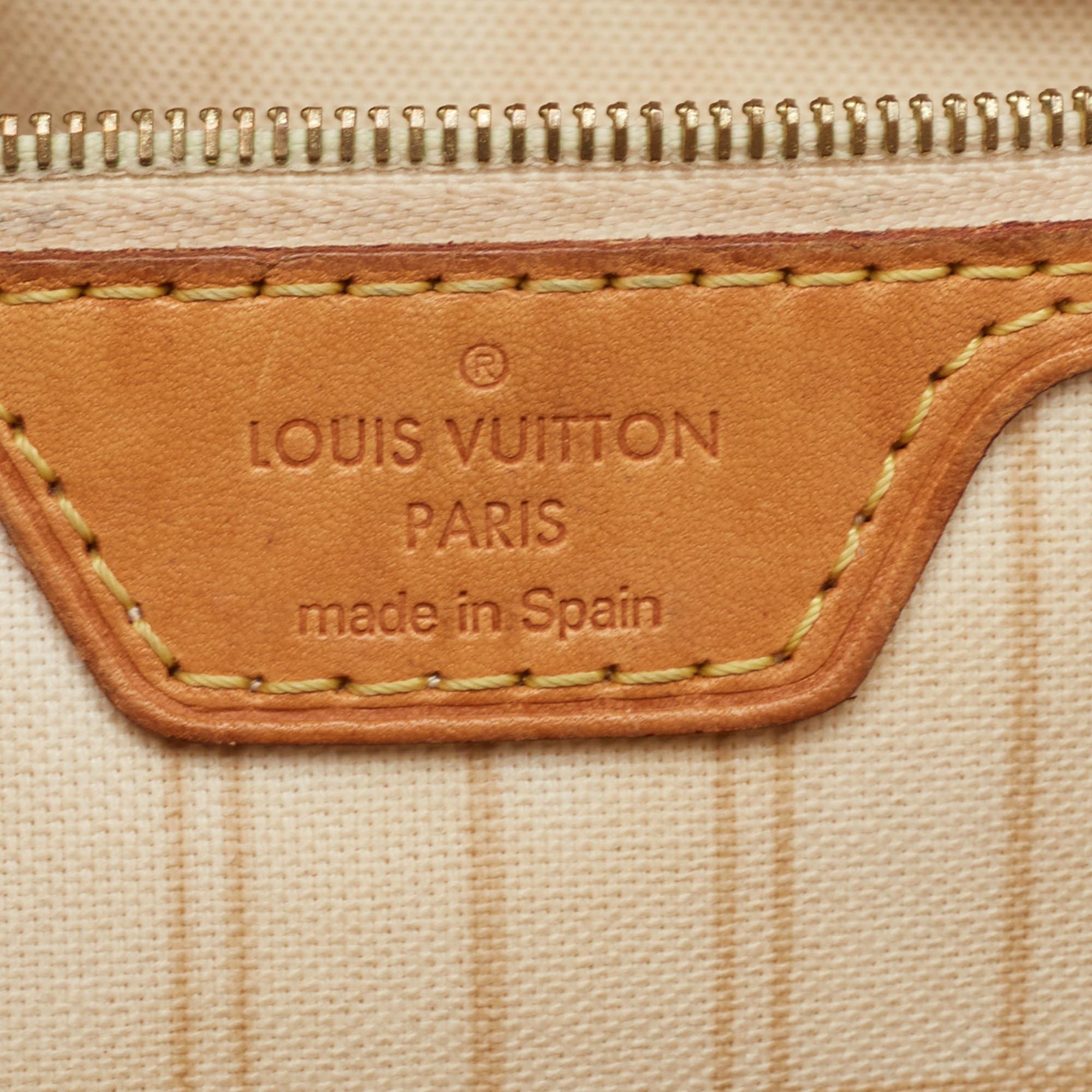 Louis Vuitton Damier Azur Canvas Neverfull MM Bag 8