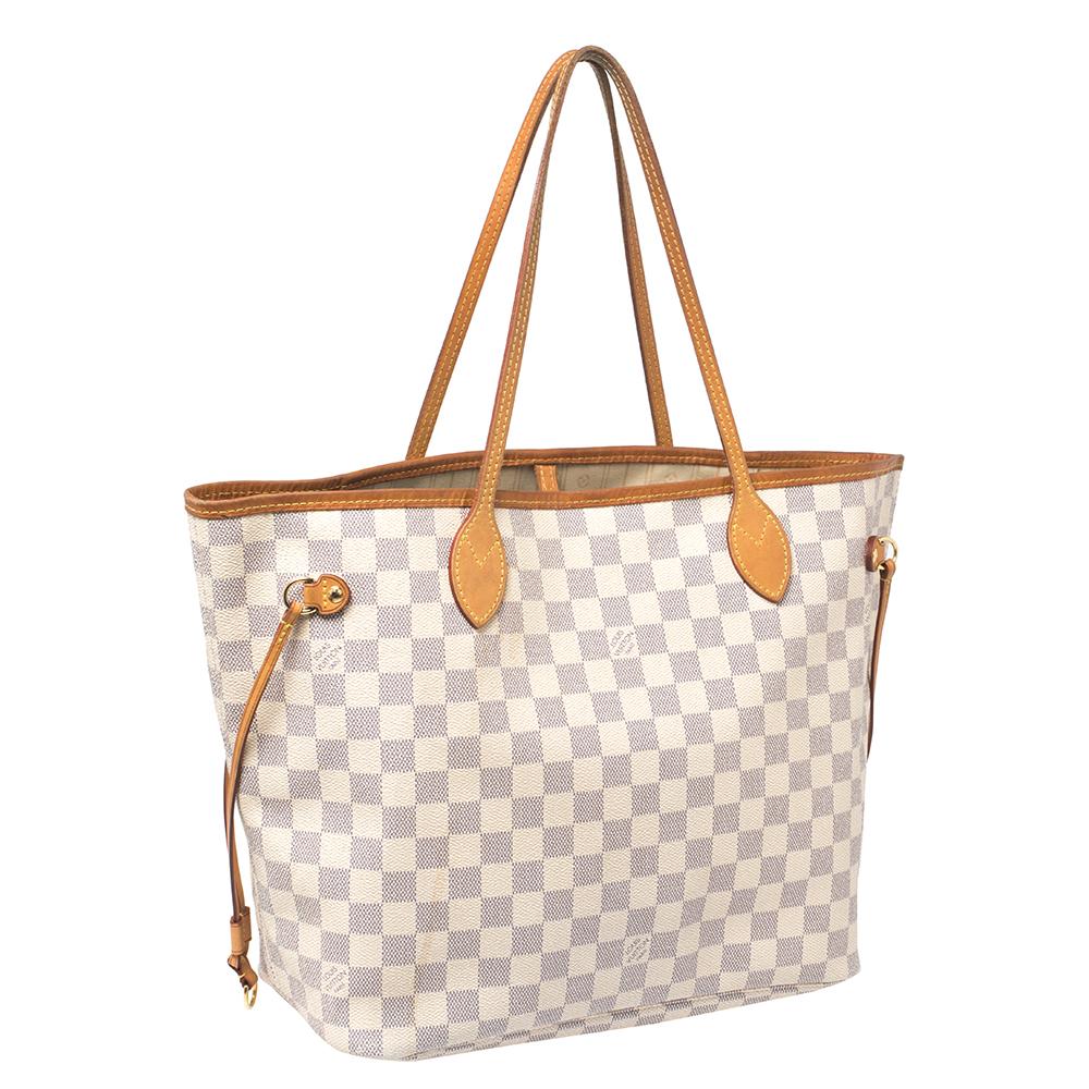 louis vuitton beige checkered bag