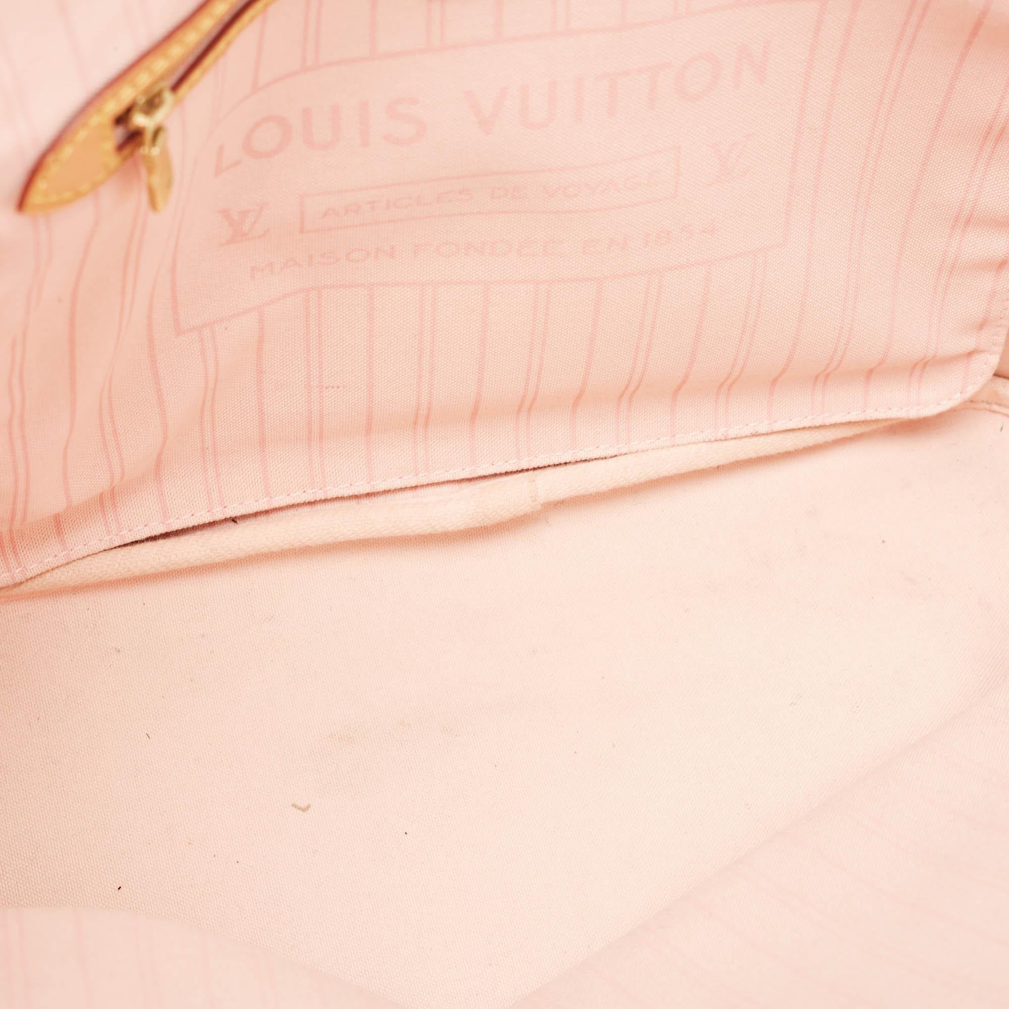 Louis Vuitton Damier Azur Canvas Neverfull MM Bag 3