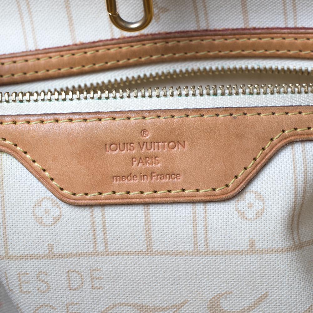 Louis Vuitton Damier Azur Canvas Neverfull MM Bag 1