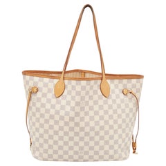 Louis Vuitton Damier Azur Canvas Neverfull MM Bag