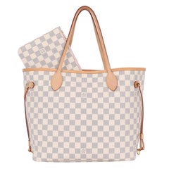 Louis Vuitton Damier Azur Canvas Neverfull MM Tote