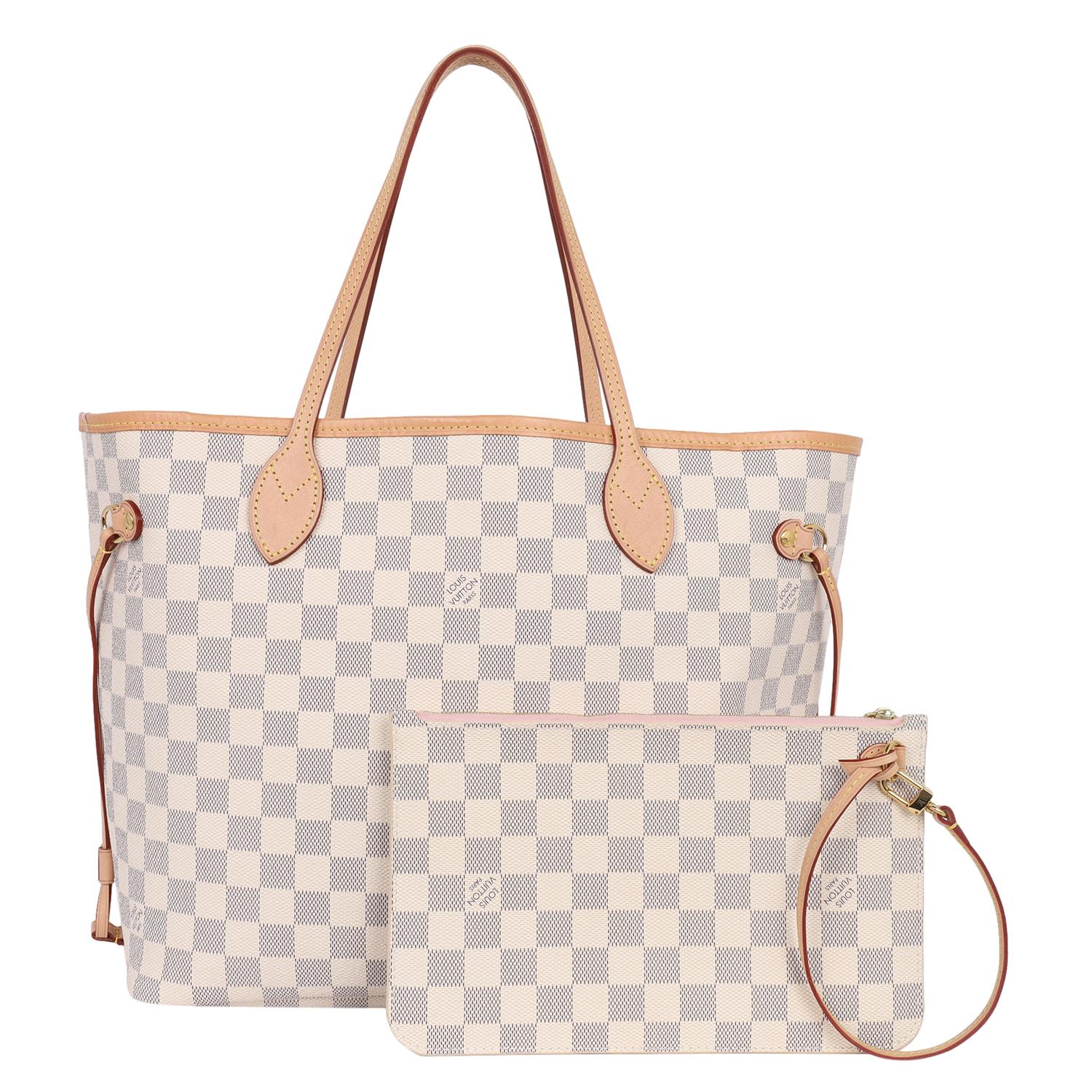 Louis Vuitton Damier Azur Canvas Neverfull MM Tote 1