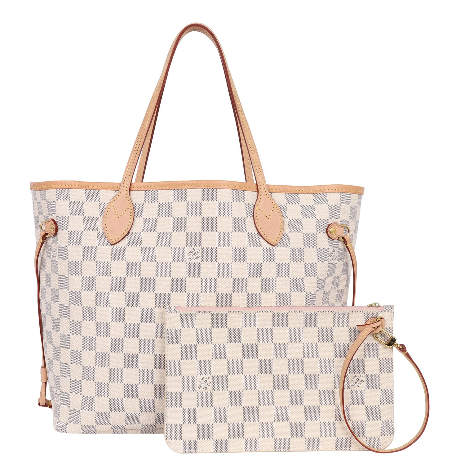 Louis Vuitton Damier Azur Canvas Neverfull MM Tote 2