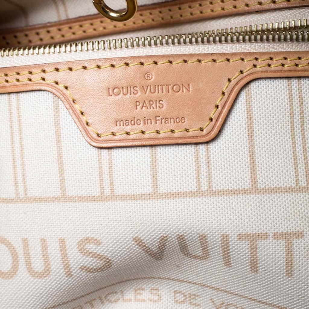 Louis Vuitton Damier Azur Canvas Neverfull PM Bag 4