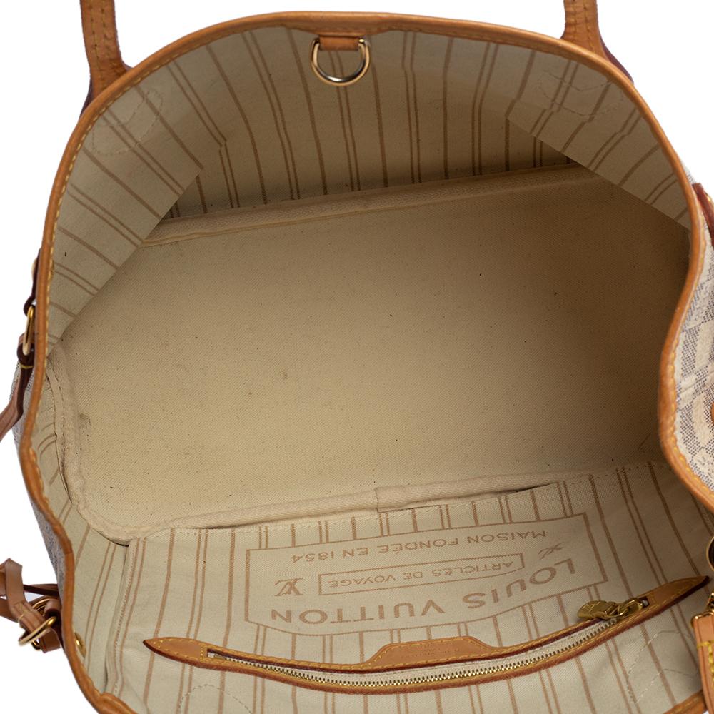 Louis Vuitton Damier Azur Canvas Neverfull PM Bag 7