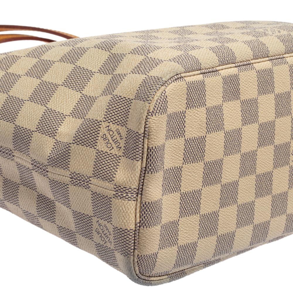 Louis Vuitton Damier Azur Canvas Neverfull PM Bag 1
