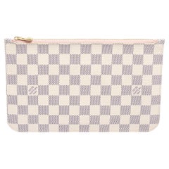 Louis Vuitton Small Damier Azur Neverfull PM Tote Bag 1lv53a For Sale at  1stDibs