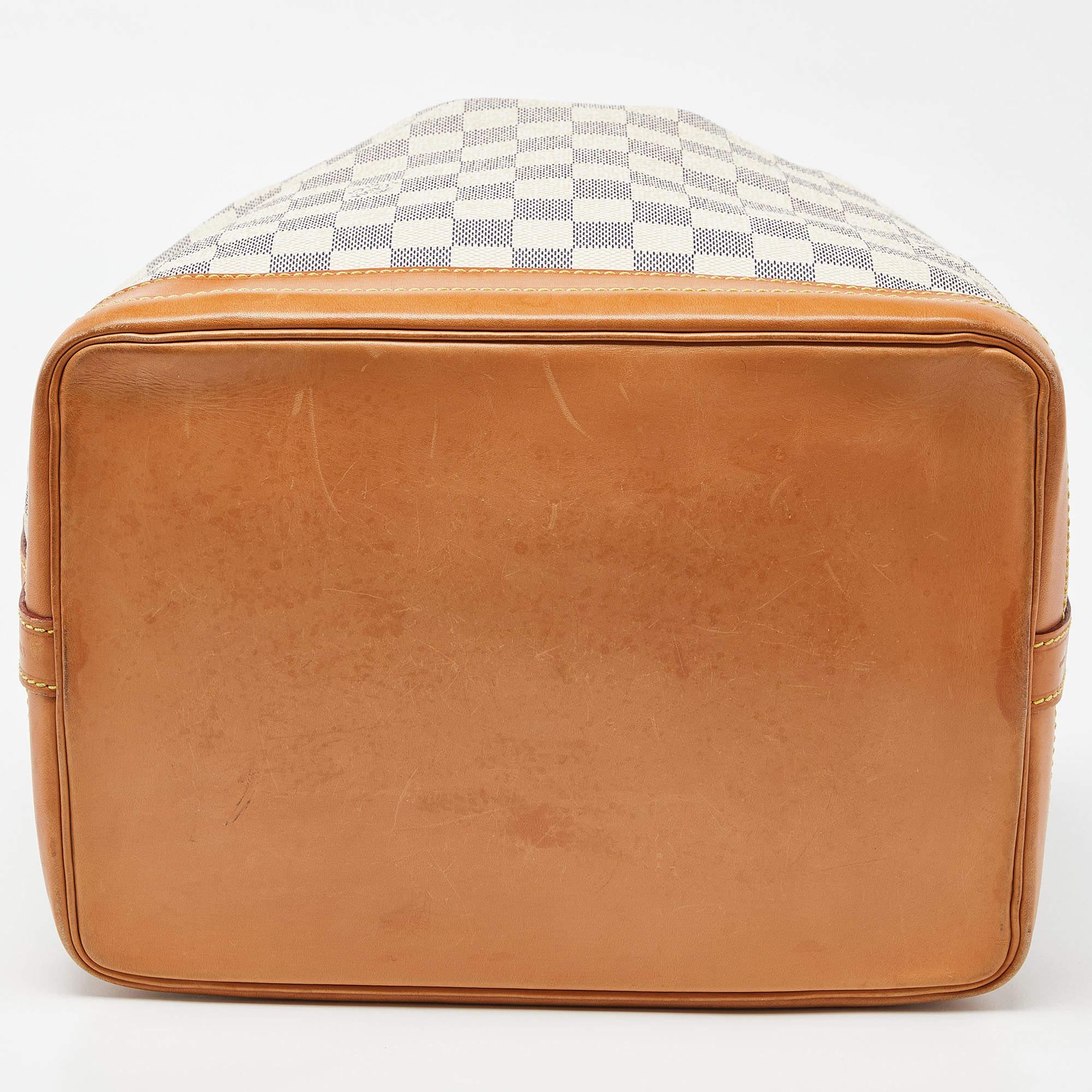 Louis Vuitton Damier Azur Canvas Noe Bag 4