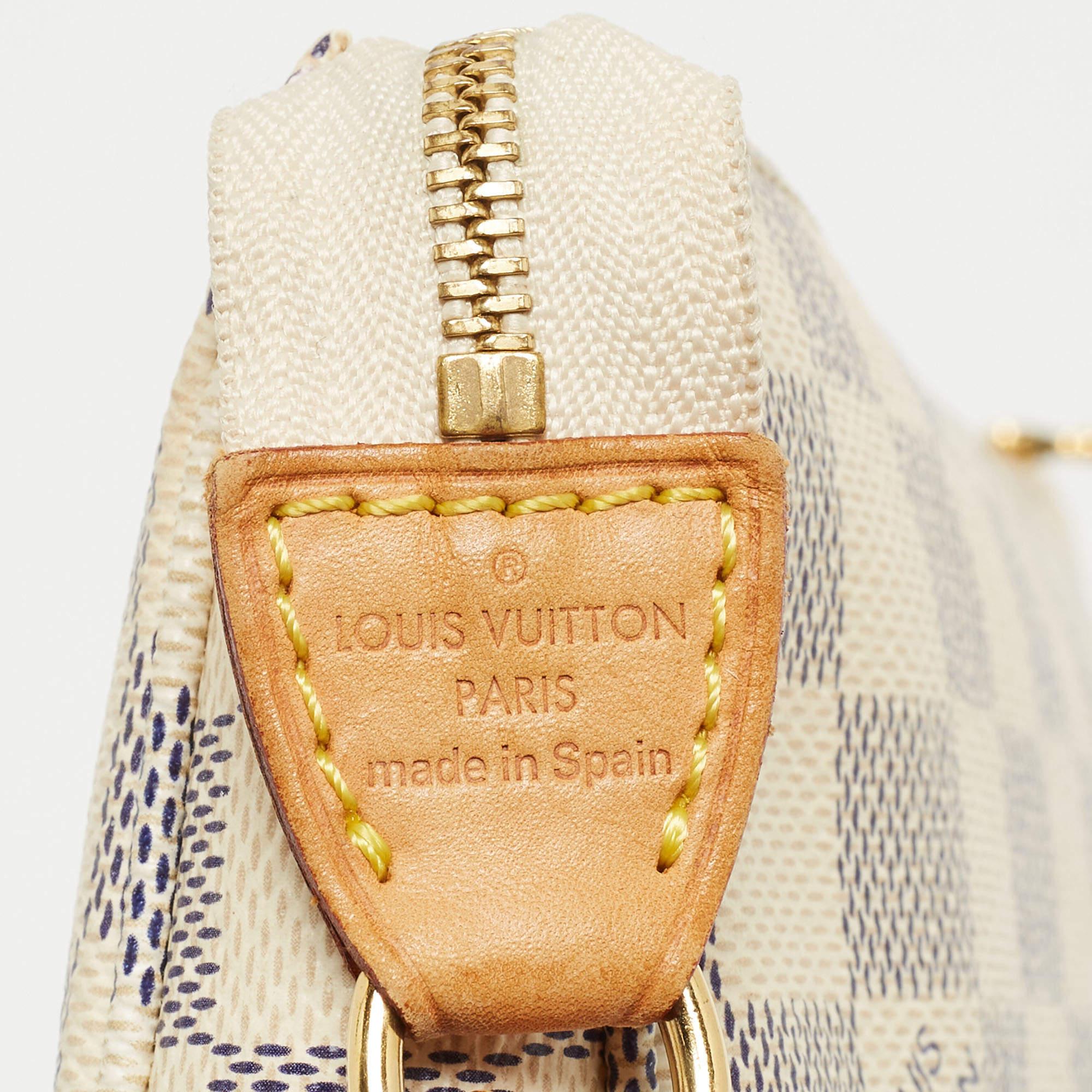 Louis Vuitton Damier Azur Canvas Pochette Accessoires Bag 3