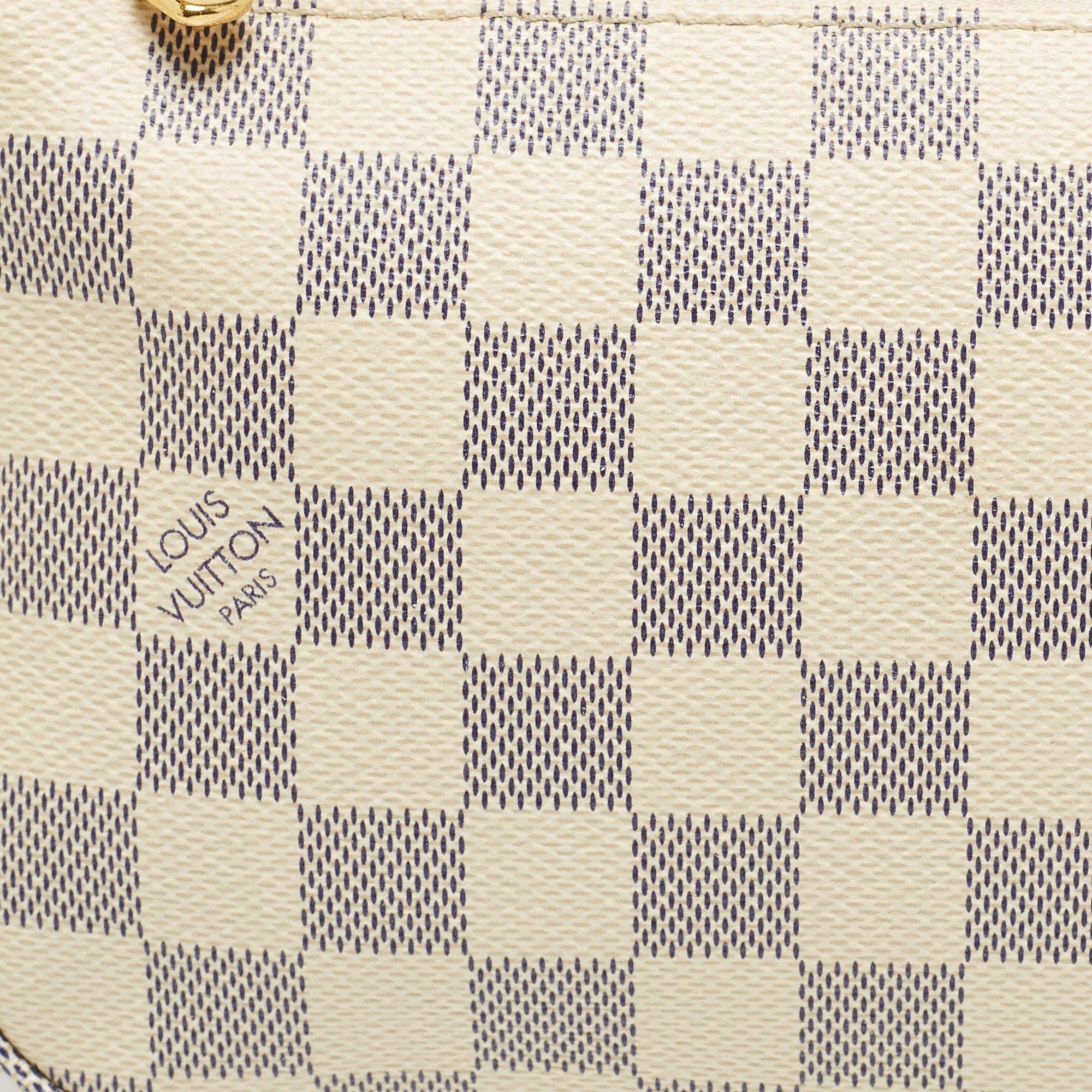 Louis Vuitton Damier Azur Canvas Pochette Accessoires Bag 4