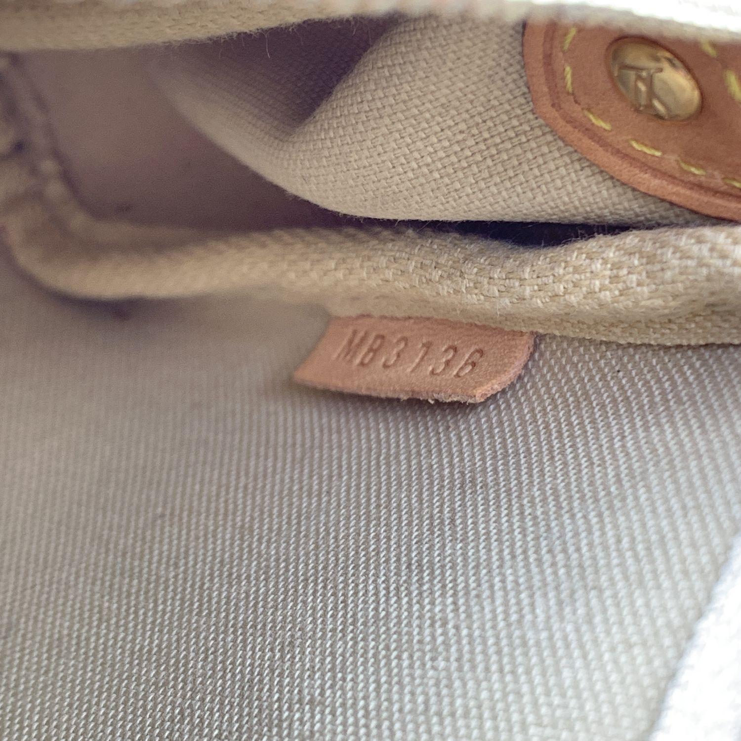 Louis Vuitton Damier Azur Canvas Pochette Eva Shoulder Bag 2