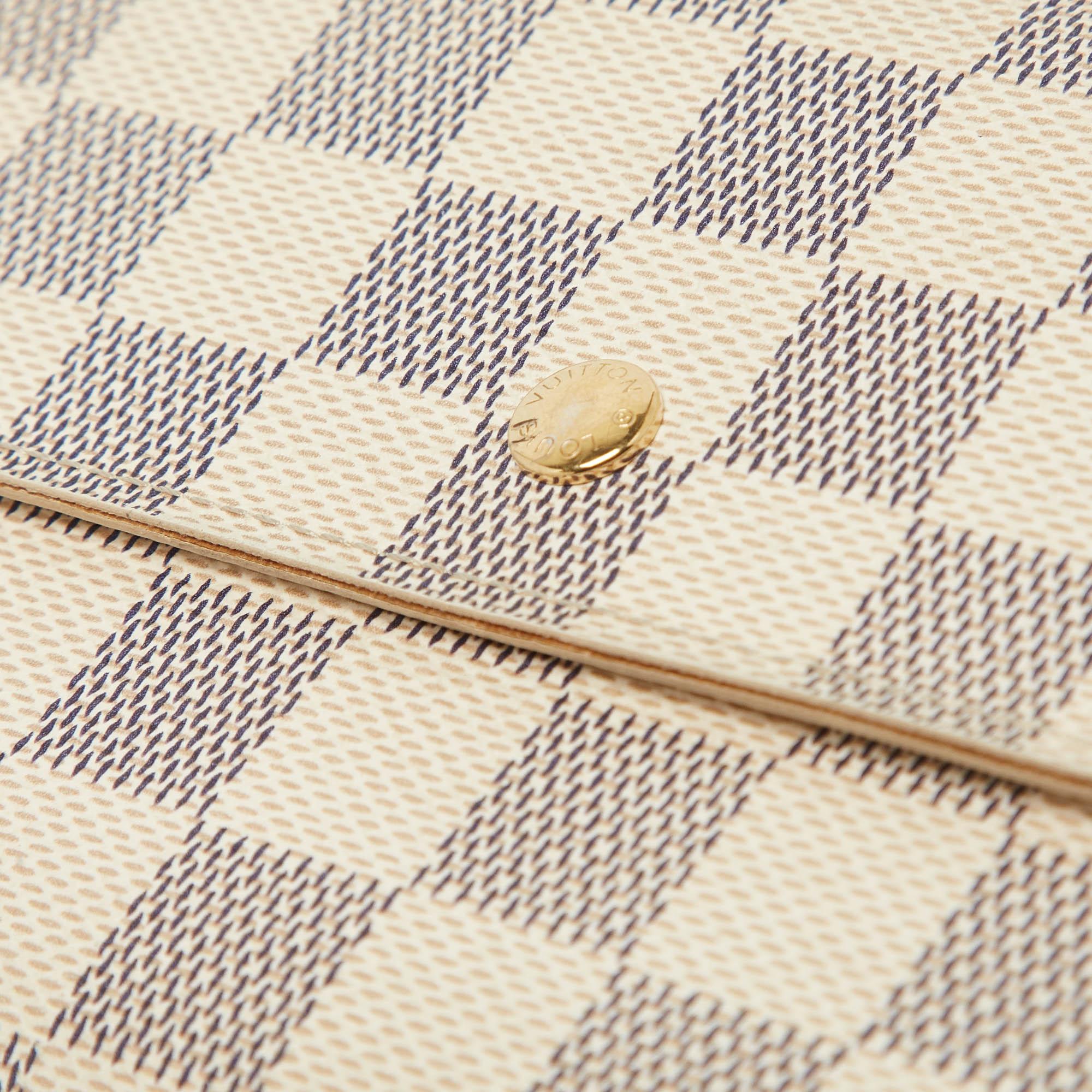 Louis Vuitton Damier Azur Canvas Porte Tresor International Wallet 1