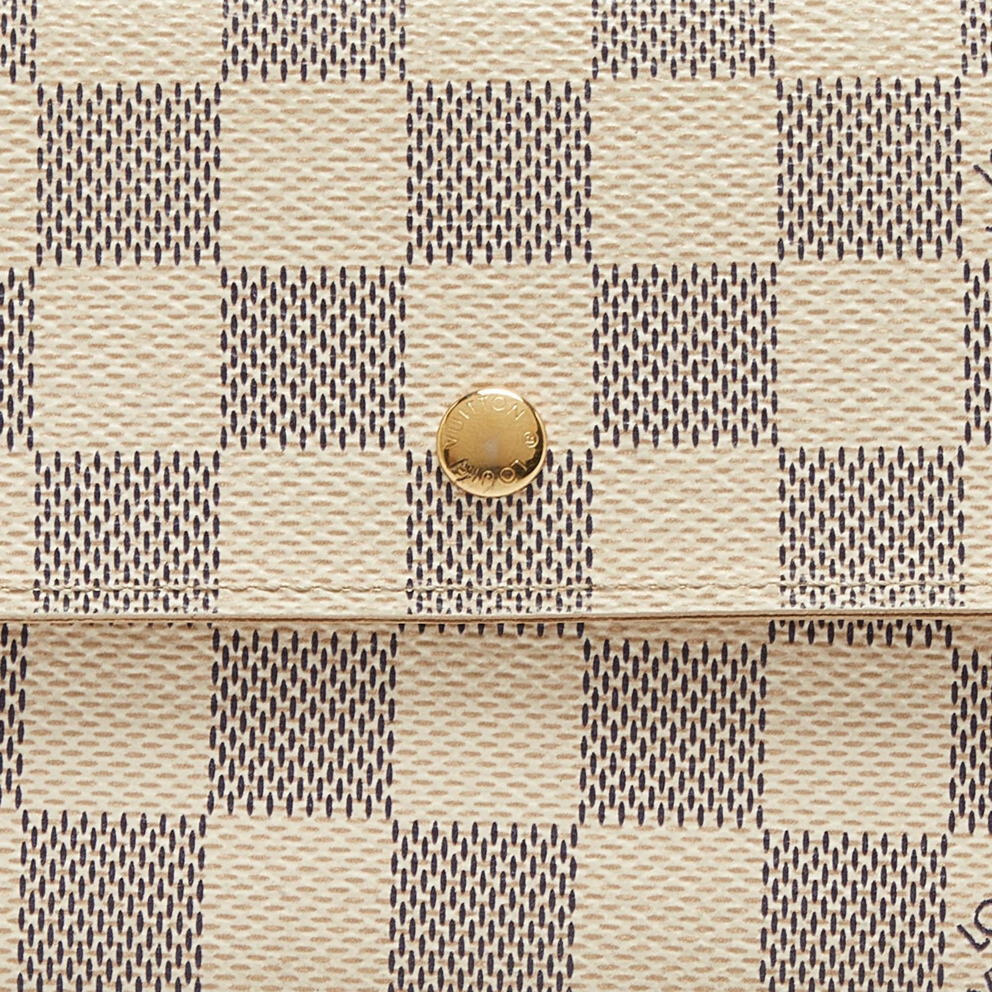 Louis Vuitton Damier Azur Canvas Porte Tresor International Wallet 2