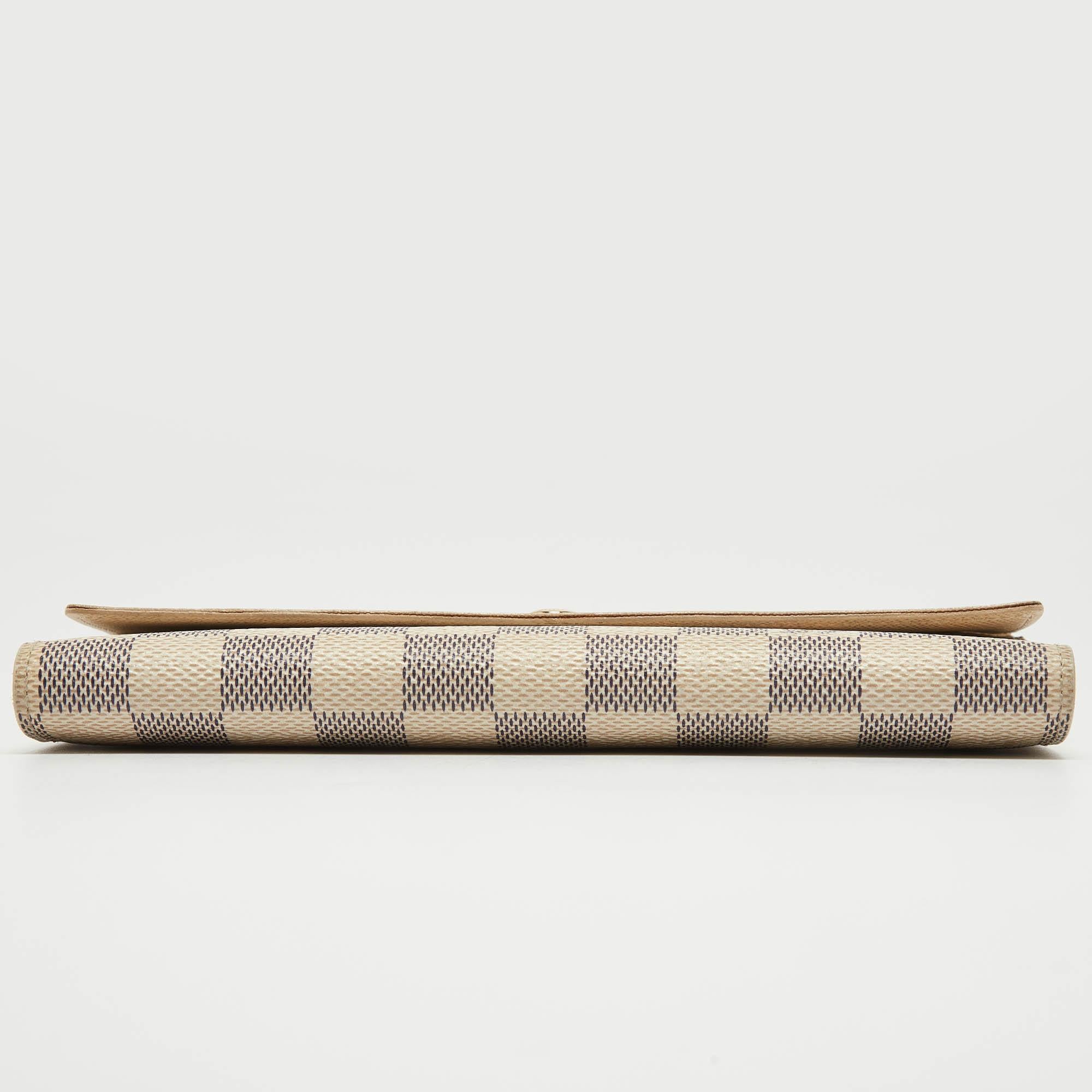 Louis Vuitton Damier Azur Canvas Porte Tresor International Wallet 3
