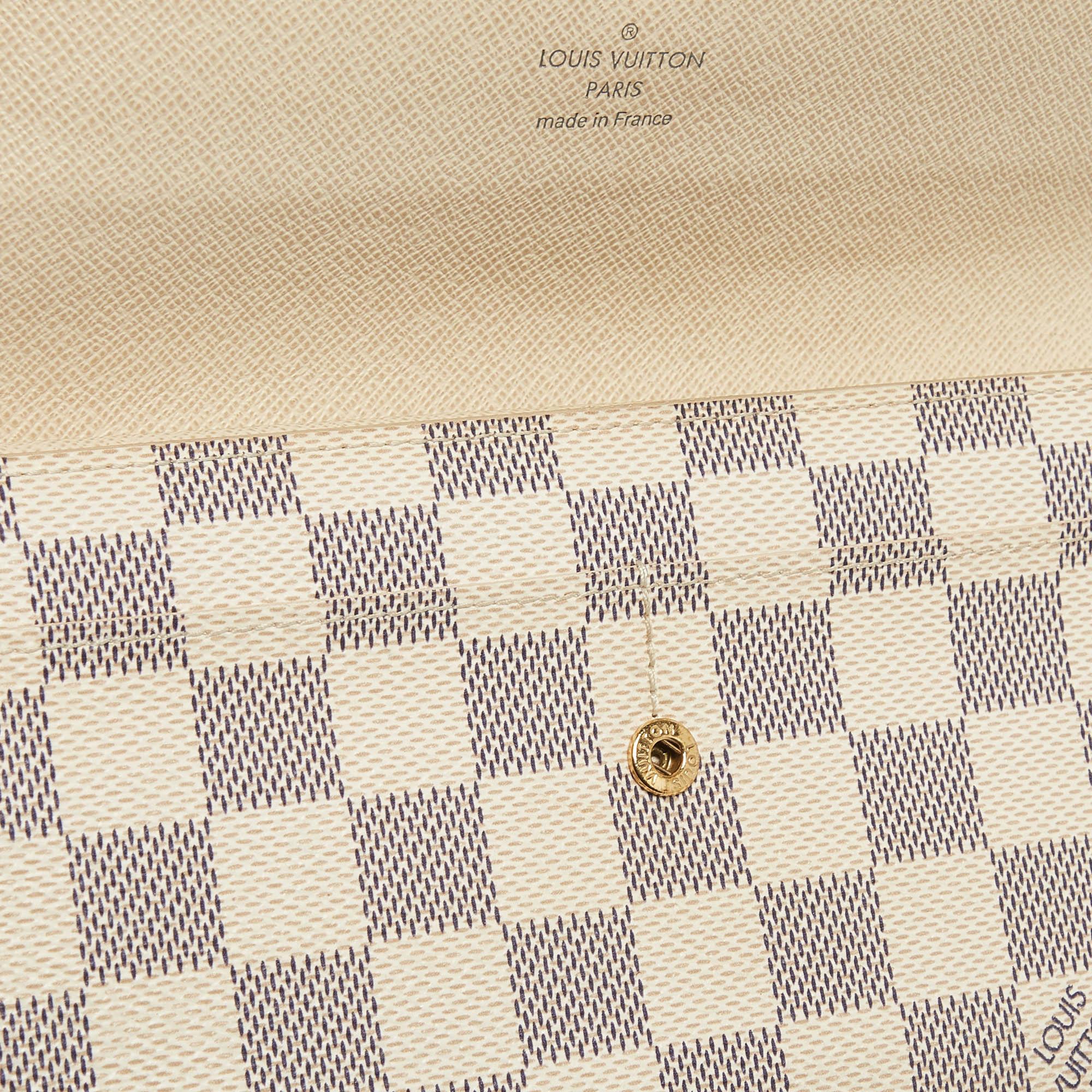Louis Vuitton Damier Azur Canvas Porte Tresor International Wallet 4