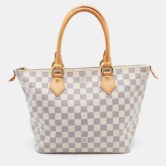 Louis Vuitton Damier Azur Canvas Saleya PM Tasche