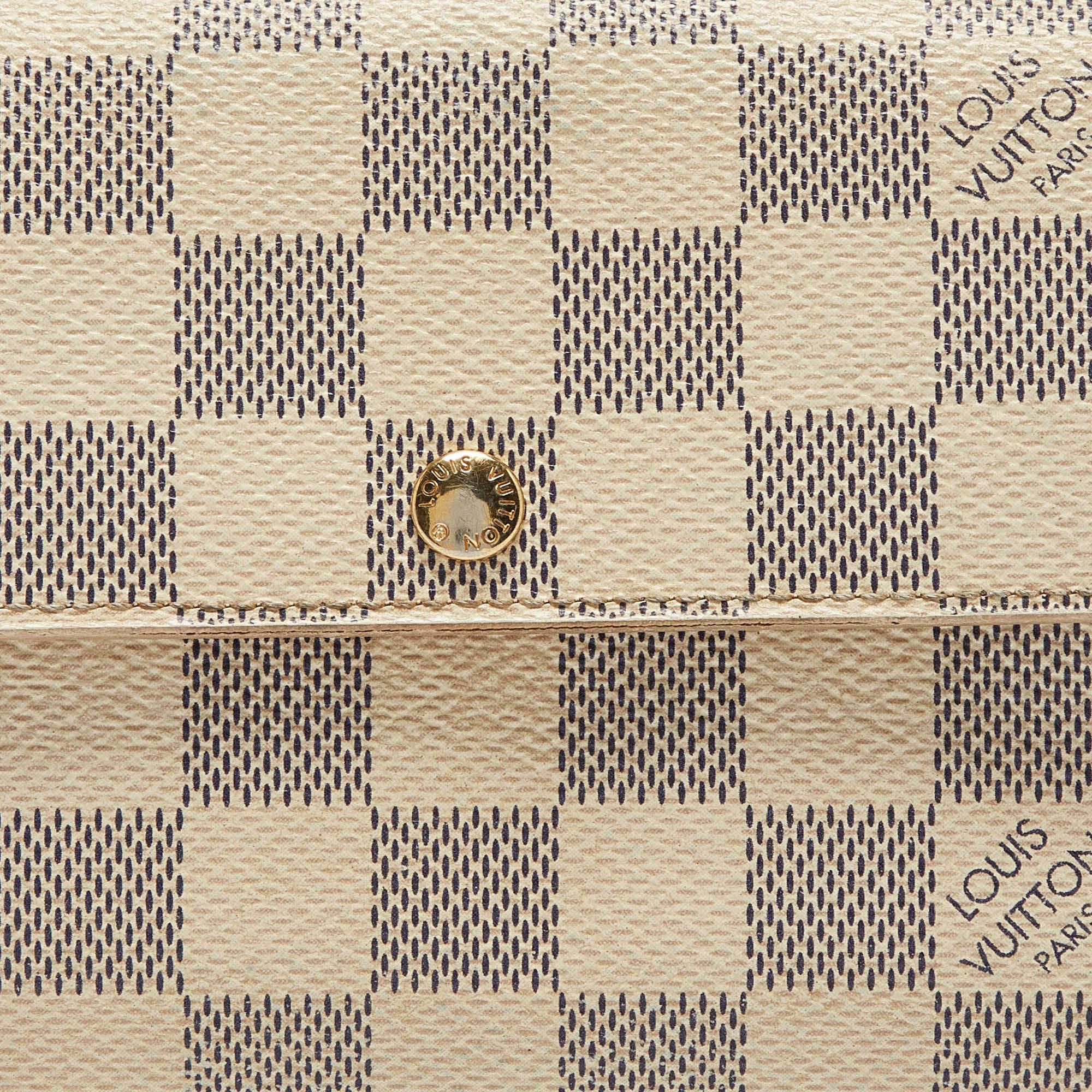 Louis Vuitton Damier Azur Canvas Sarah Wallet 3