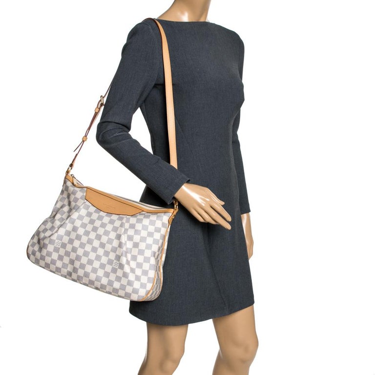Louis Vuitton Damier Azur Canvas Siracusa MM Bag For Sale at 1stDibs