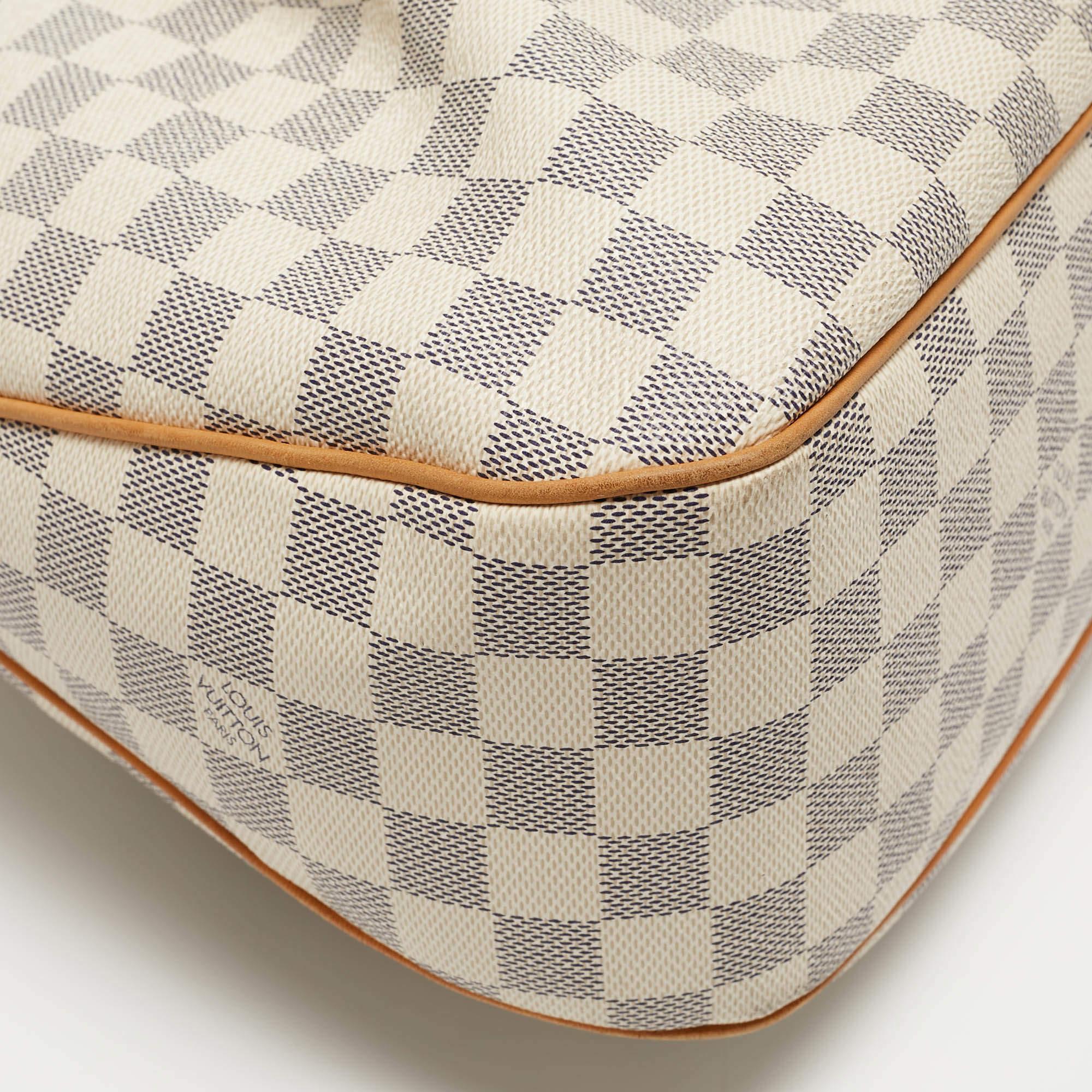Louis Vuitton Damier Azur Canvas Siracusa MM Bag For Sale 1