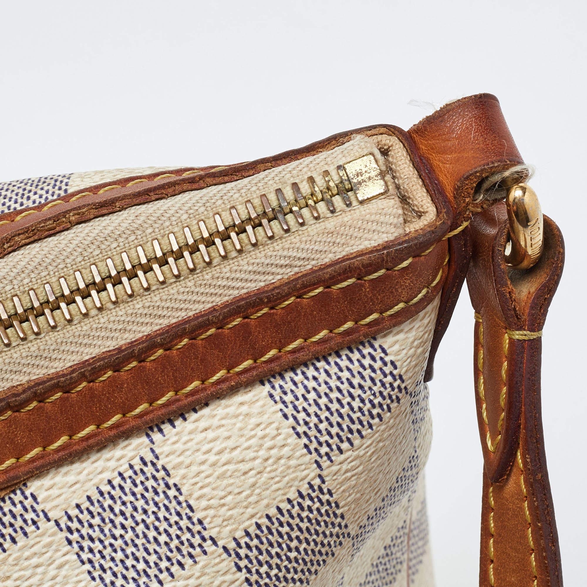 Louis Vuitton Damier Azur Canvas Siracusa PM Bag For Sale 9
