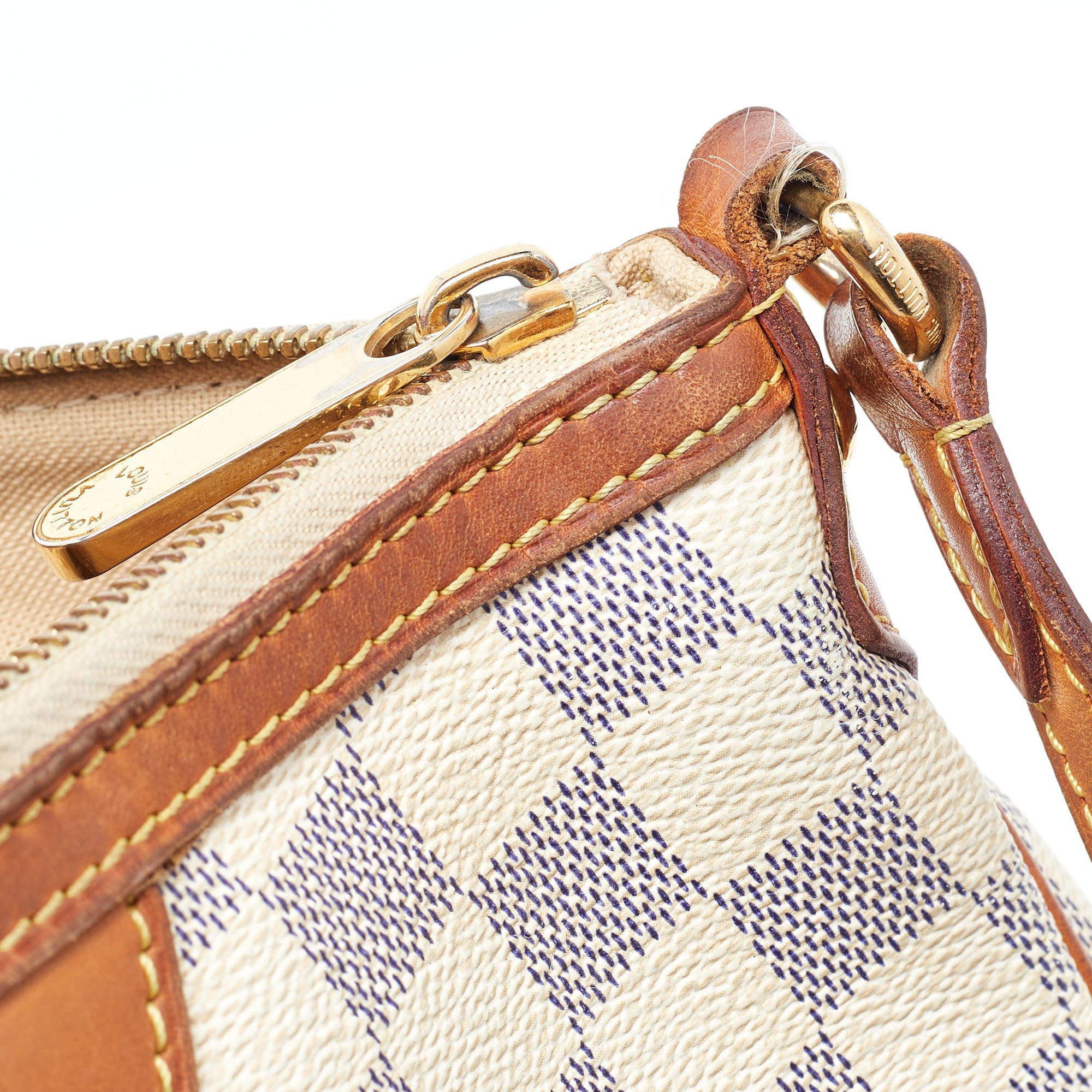 Louis Vuitton Damier Azur Canvas Siracusa PM Bag For Sale 12