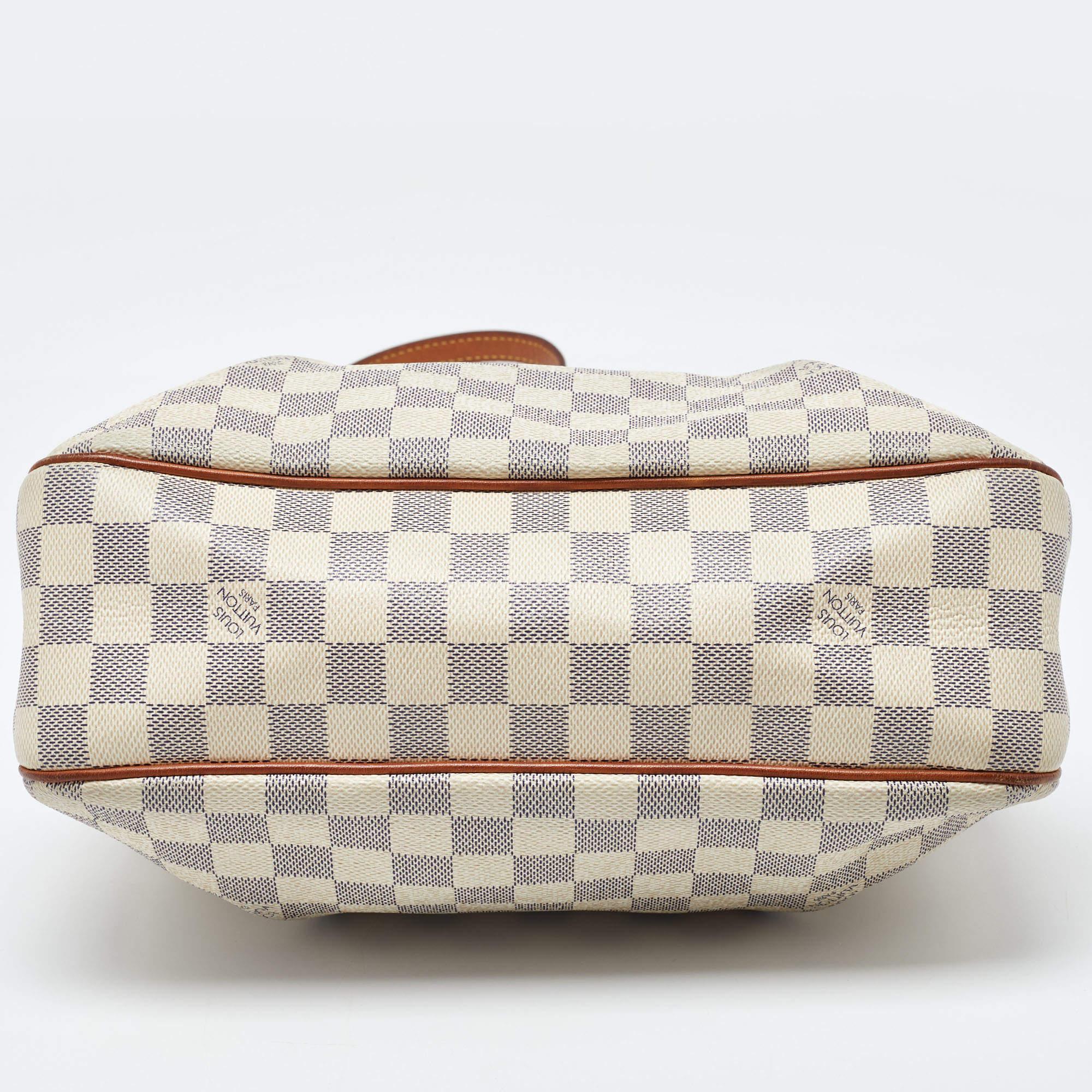 Louis Vuitton Damier Azur Canvas Siracusa PM Bag For Sale 1