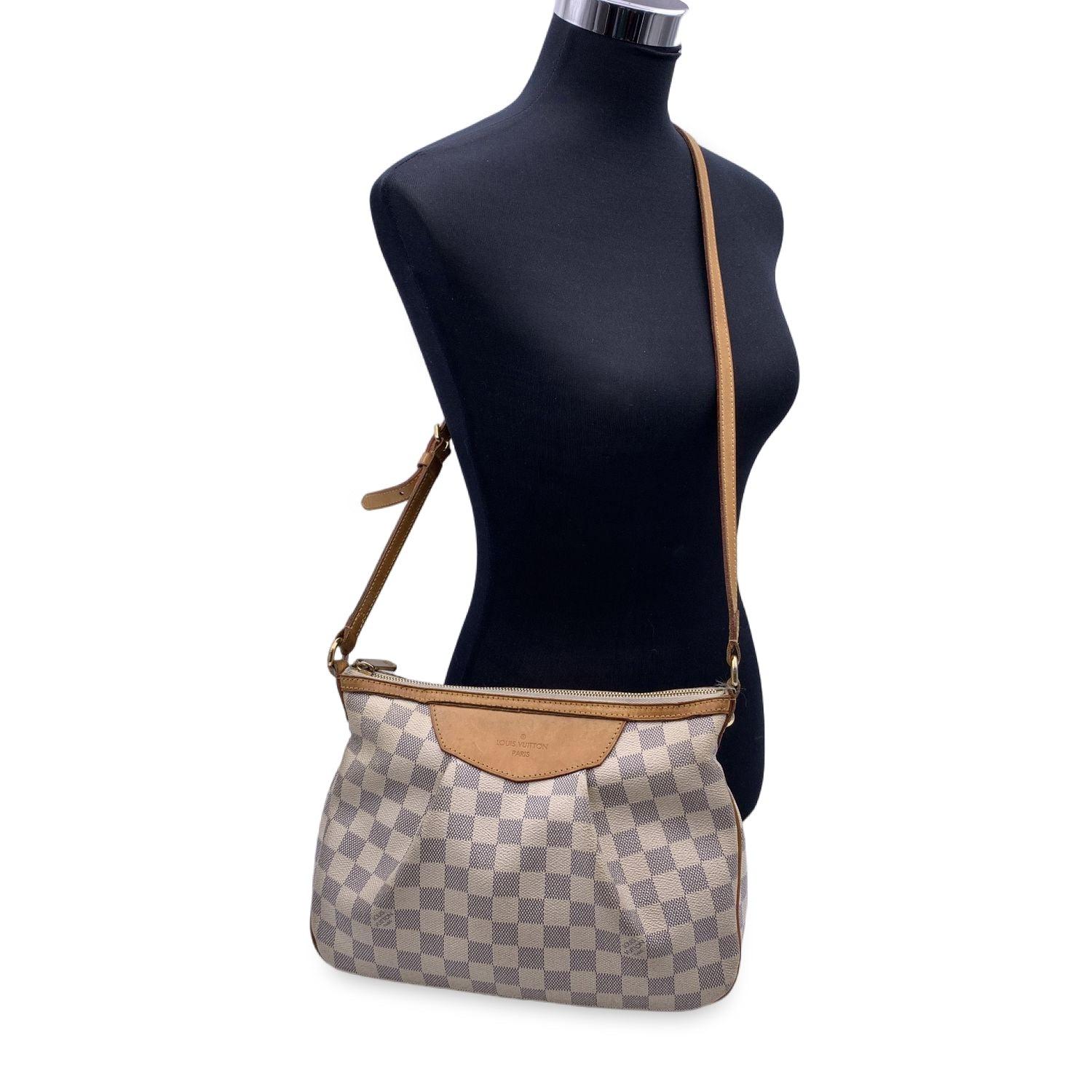 Louis Vuitton Damier Azur Canvas Siracusa PM Shoulder Bag 4