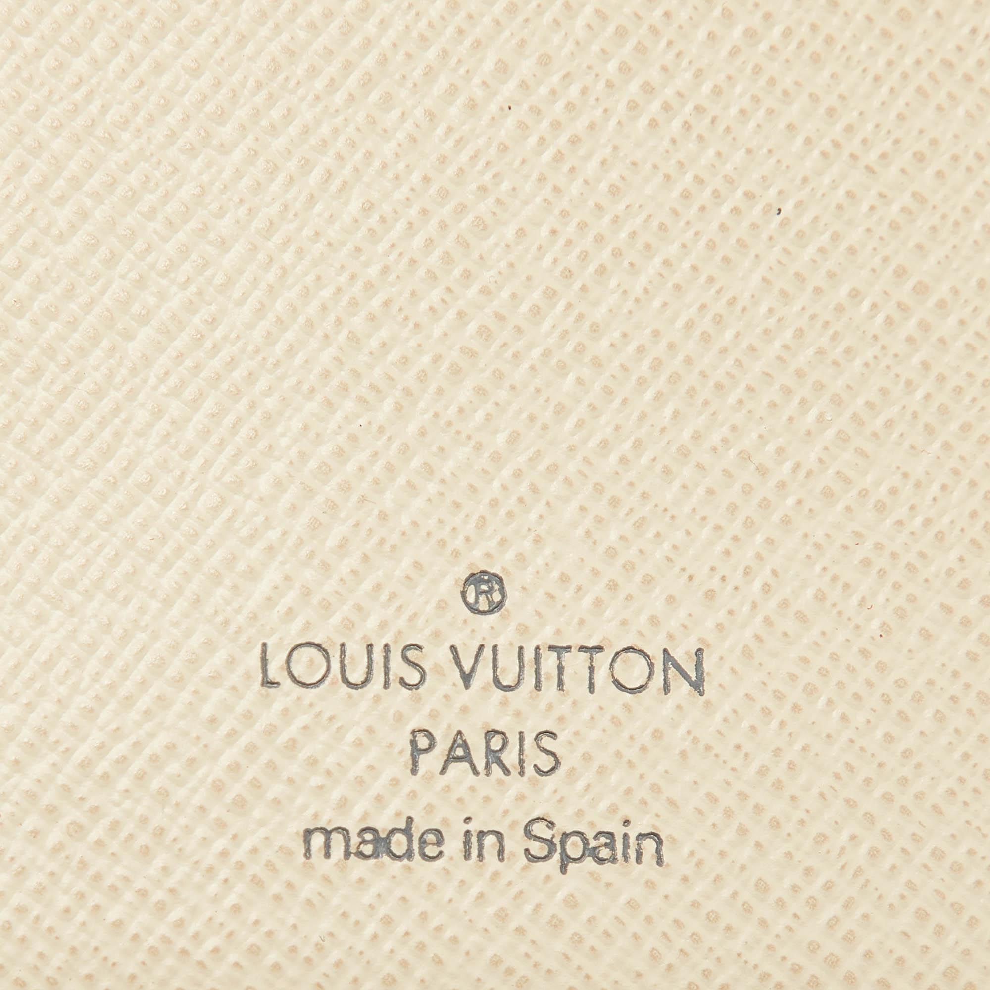Louis Vuitton Damier Azur Canvas Small Ring Agenda Cover 4