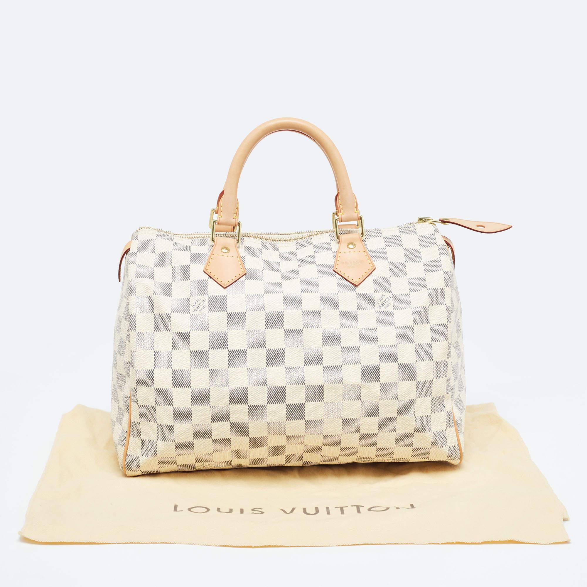 Louis Vuitton Damier Azur Canvas Speedy 30 Bag 7